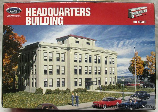 Walthers HO Ford Headquarters Building - HO Scale Building, 933-3074 plastic model kit